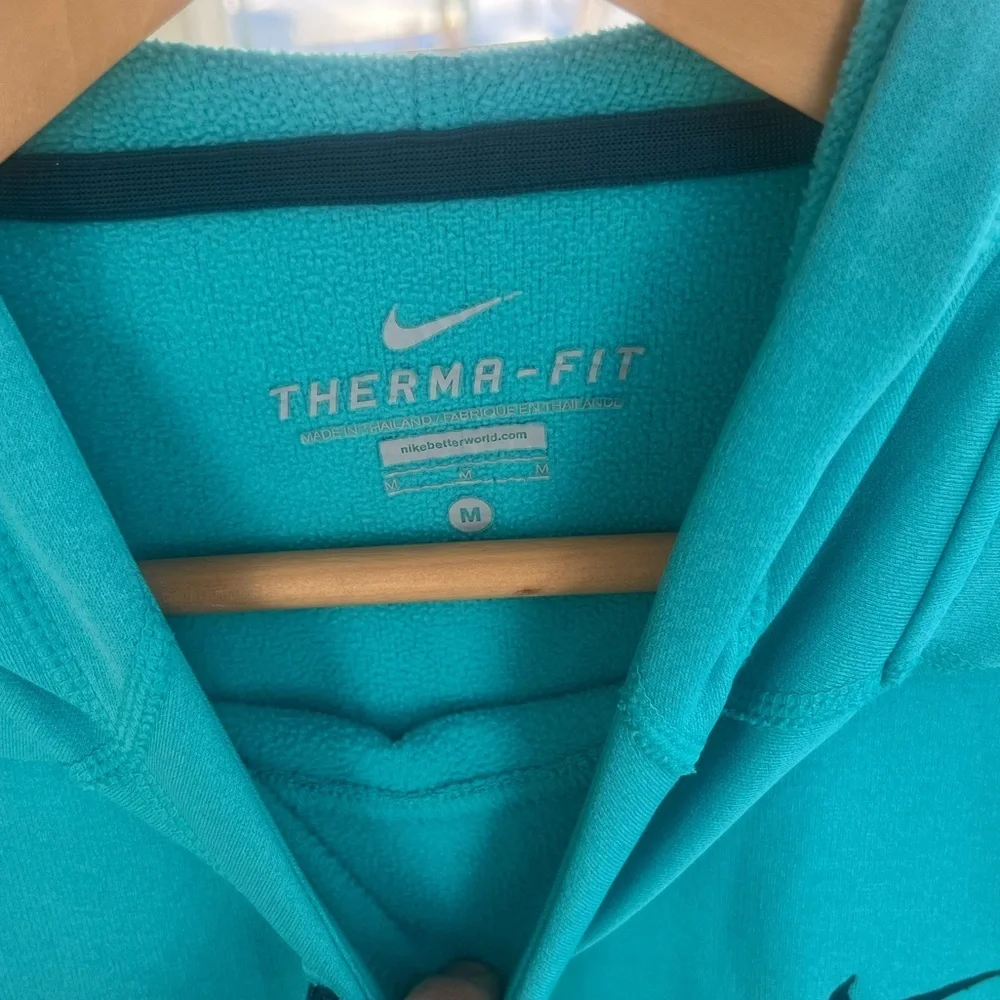 Nike Light Blue Therma- Fit Cowl Neck Hoodie Sweatshirt